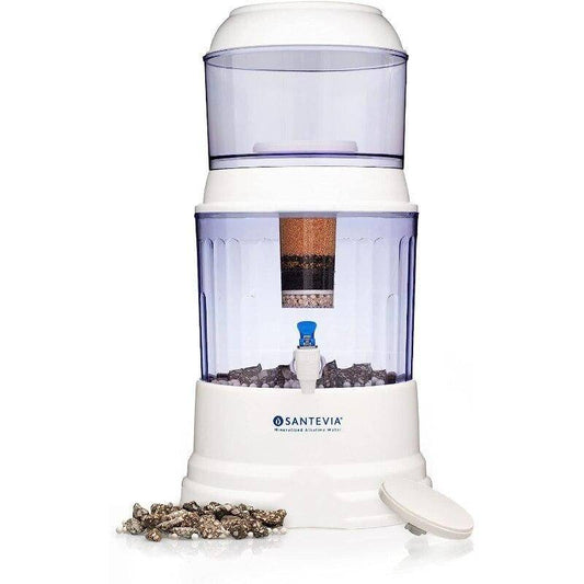 Advanced Countertop Mineralizing Water Filter System - Chlorine and Fluoride Reduction All products Color : White