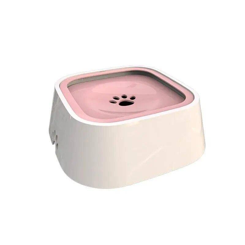 1.5L Floating Dog & Cat Water Bowl Best Sellers Color: Pink