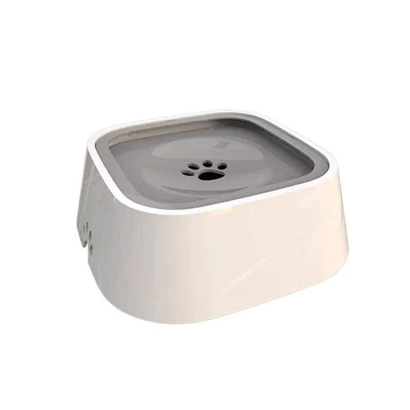 1.5L Floating Dog & Cat Water Bowl Best Sellers Color: Gray